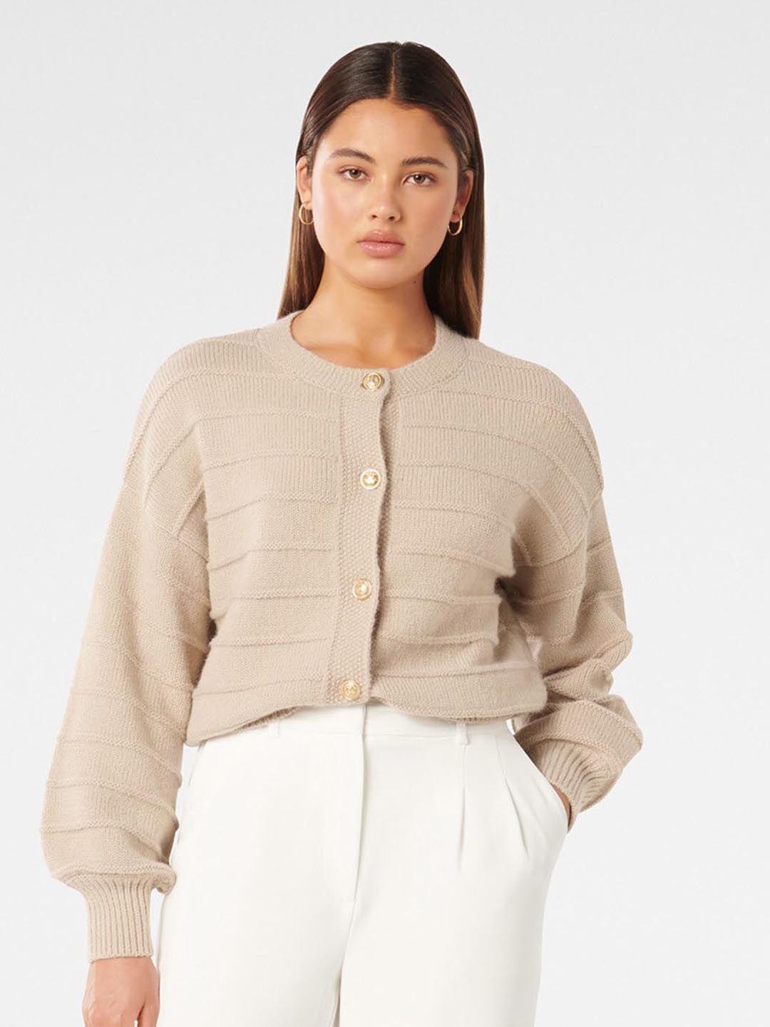 forever new women peach-coloured cardigan