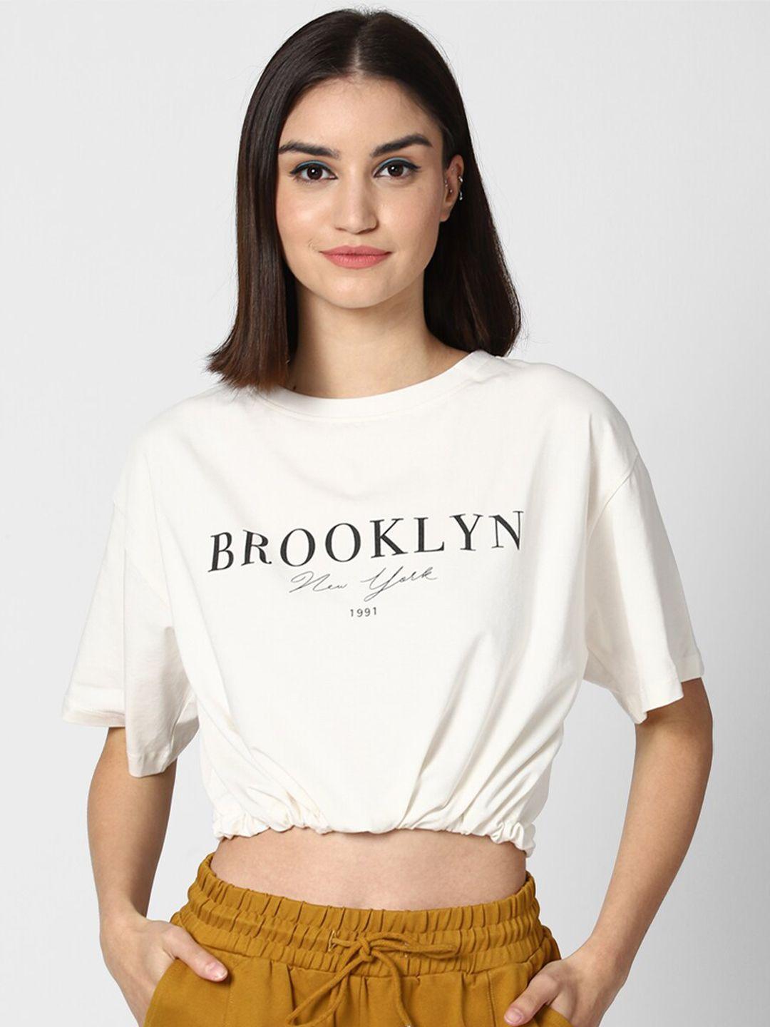 forever 21 beige regular crop top