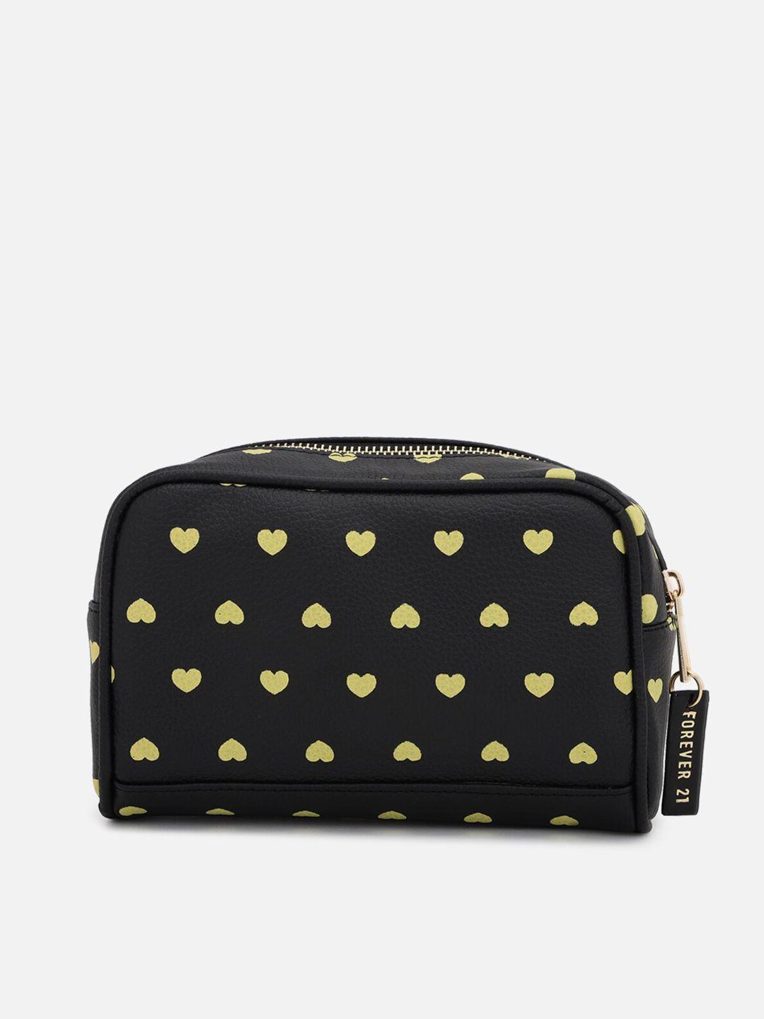 forever 21 black animal embellished pu structured sling bag