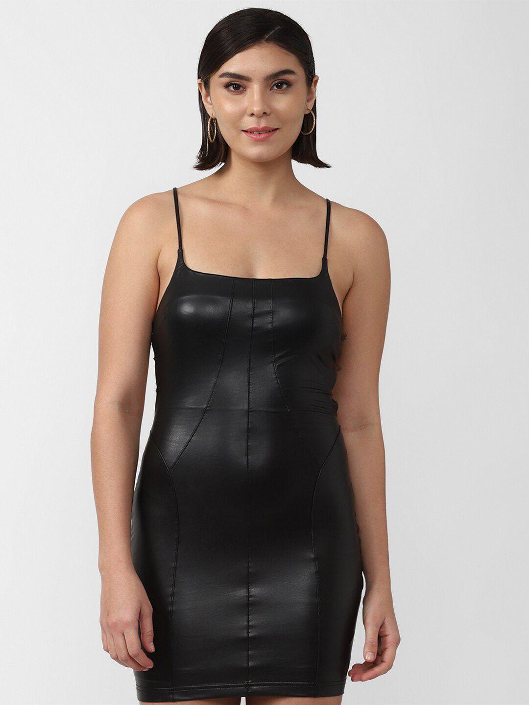 forever 21 black bodycon mini dress