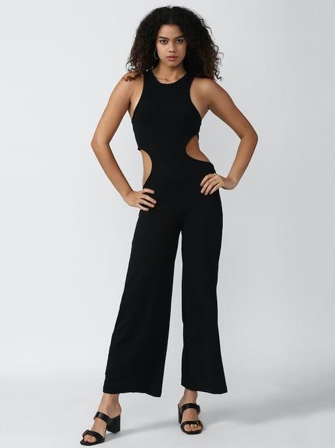 forever 21 black jumpsuit