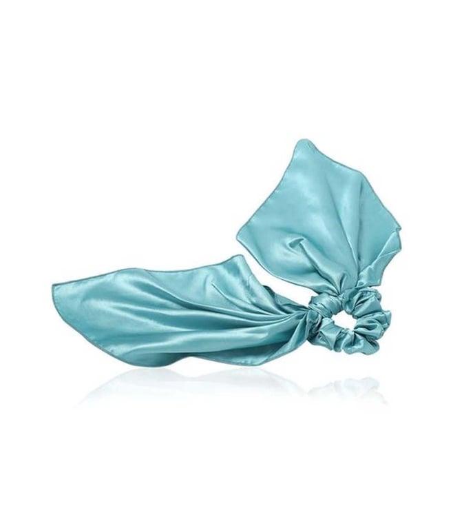 forever 21 blue bow scrunchie