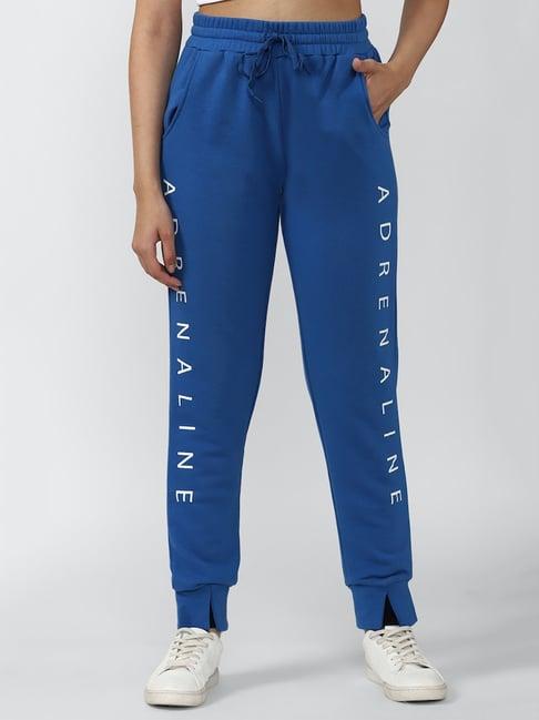 forever 21 blue printed joggers