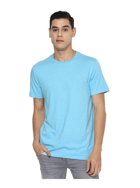 forever 21 blue regular fit t-shirt