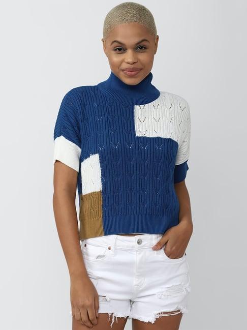 forever 21 blue sweater
