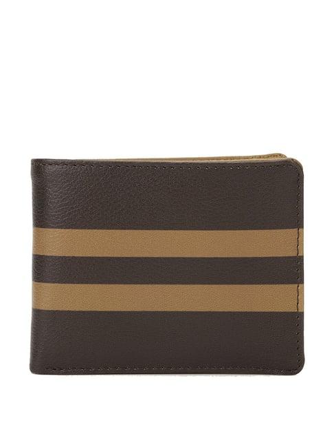 forever 21 brown casual bi-fold wallet for men