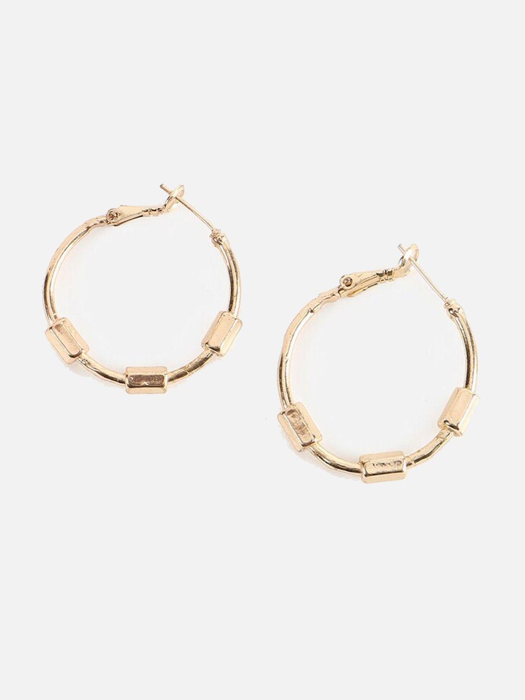 forever 21 circular shaped hoop earrings