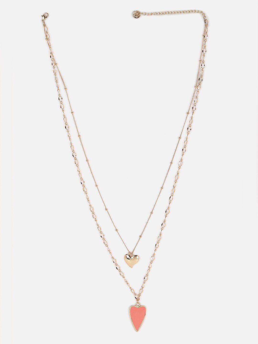 forever 21 gold-plated layered necklace