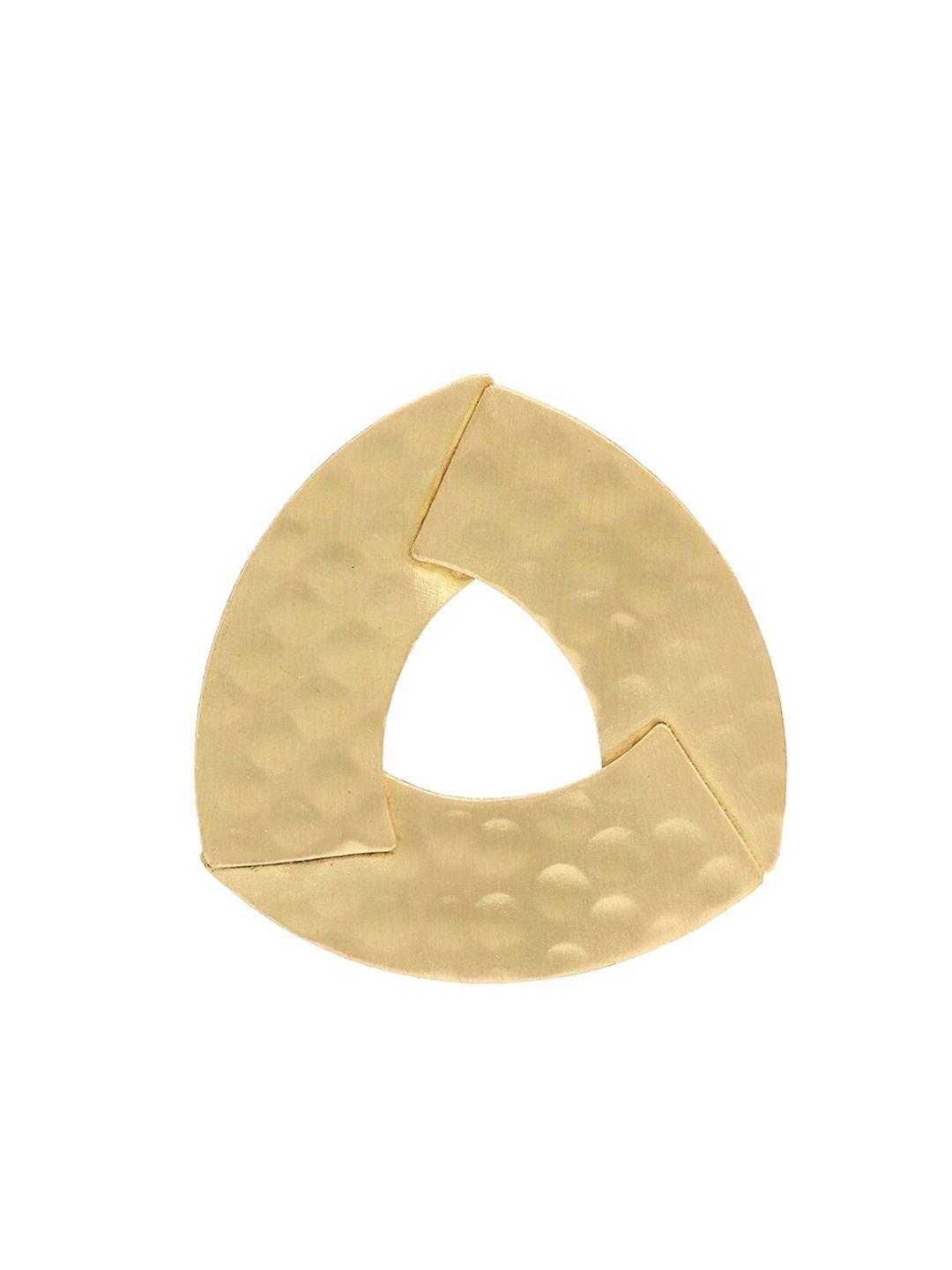 forever 21 gold-toned geometric studs earrings