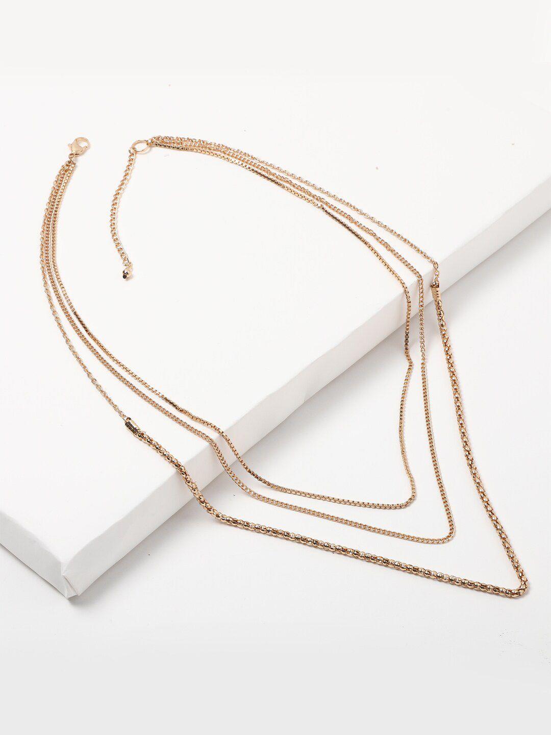 forever 21 gold-toned layered chain