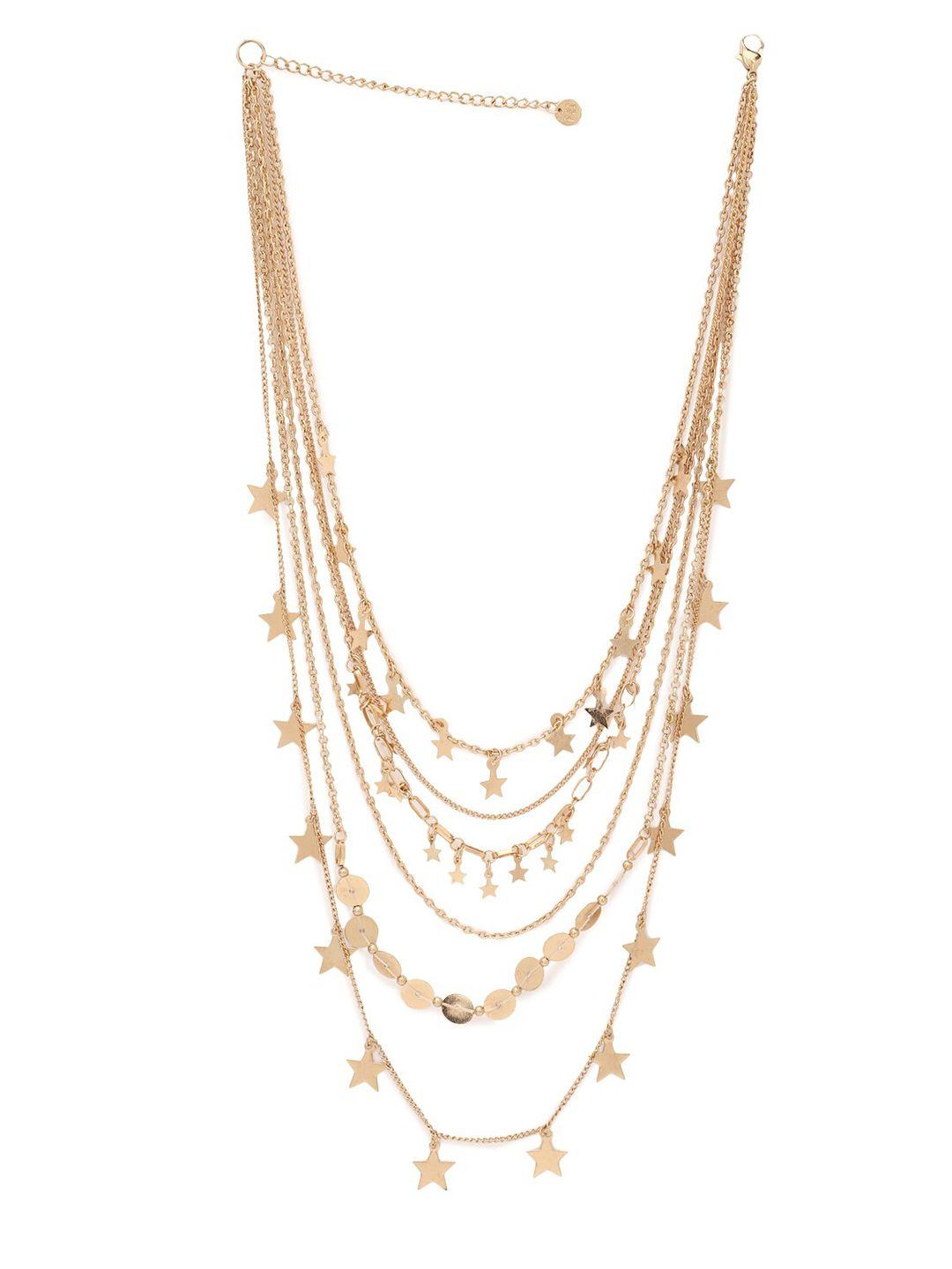 forever 21 gold-toned minimal necklace