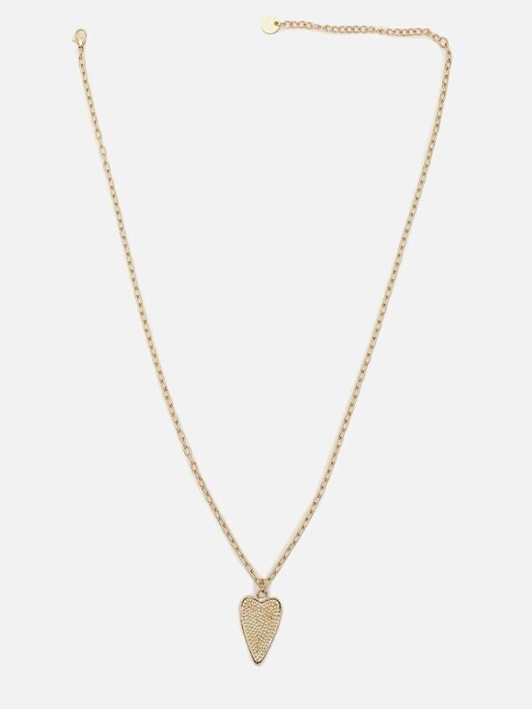 forever 21 gold-toned silver gold-plated necklace