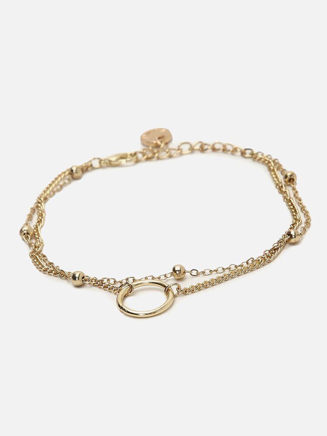 forever 21 gold-toned silver link bracelet