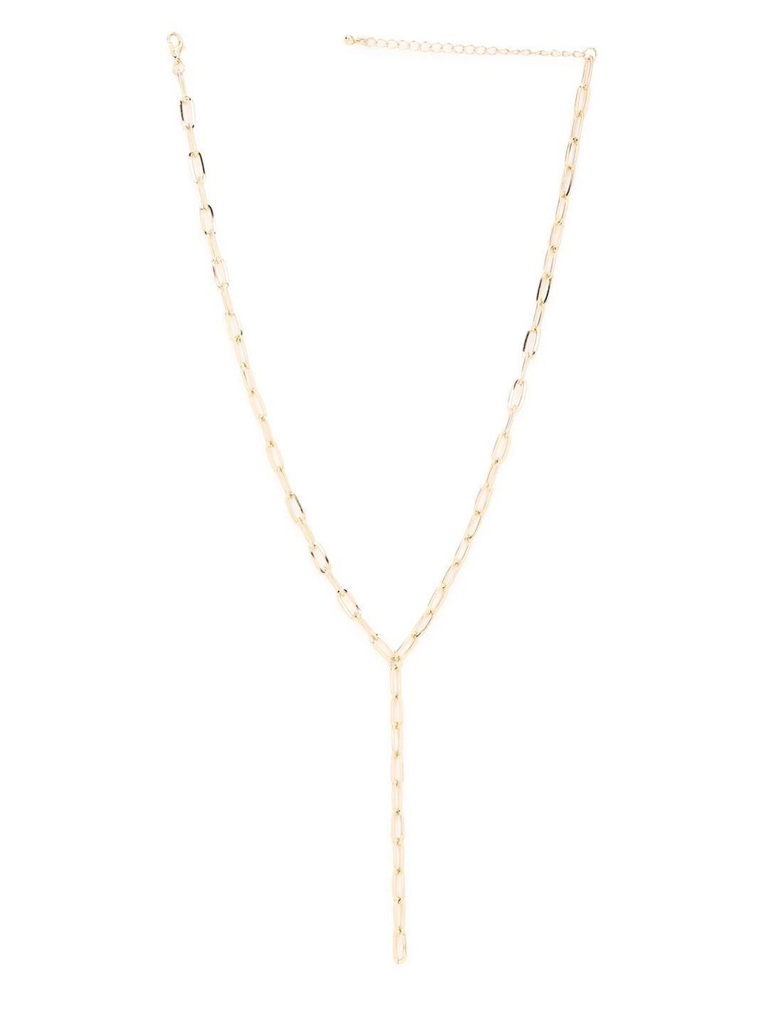 forever 21 gold-toned solid metal chain