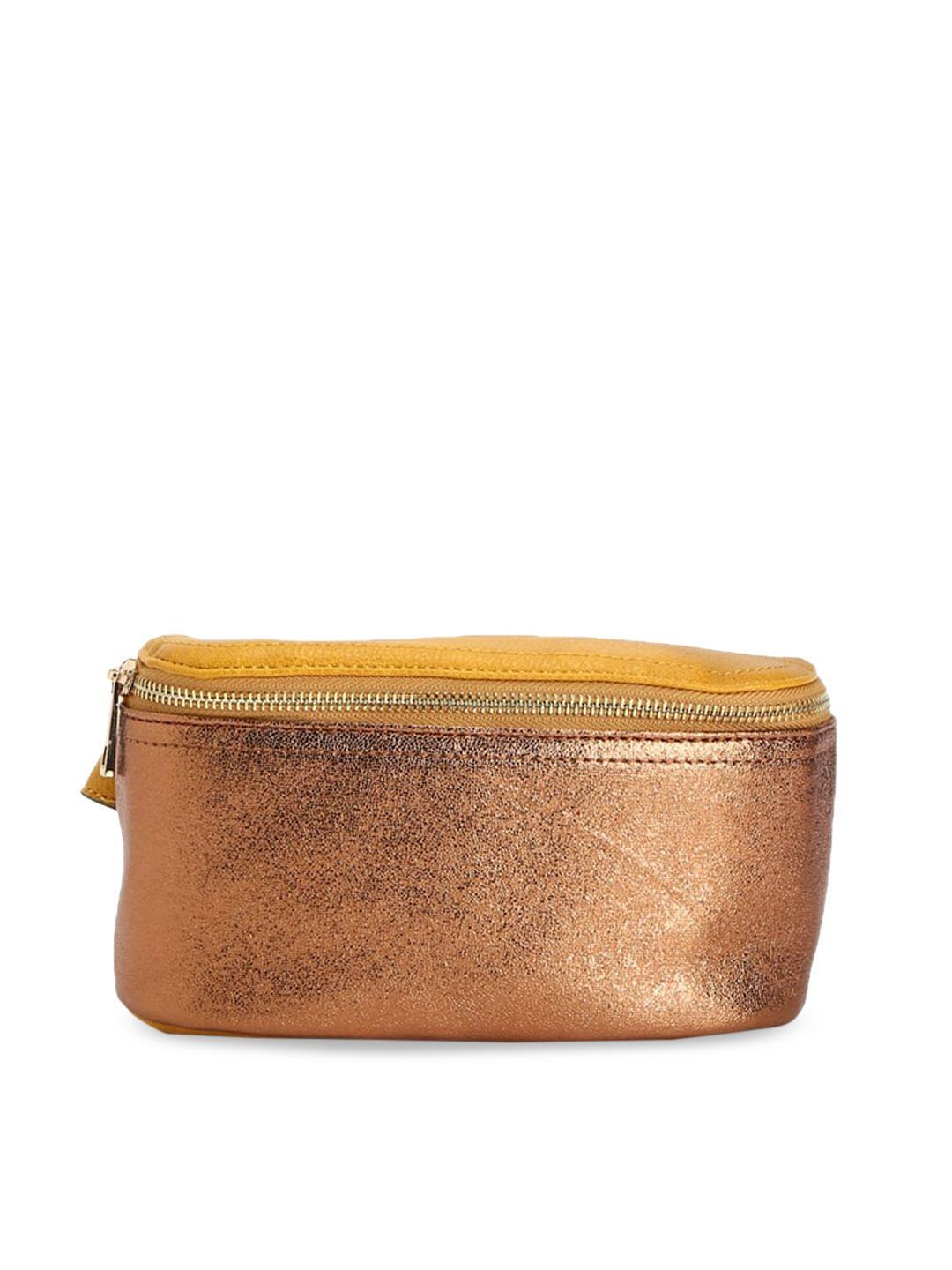 forever 21 gold-toned solid sling bag