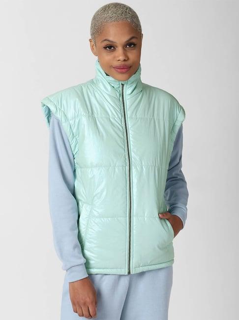 forever 21 green regular fit jacket