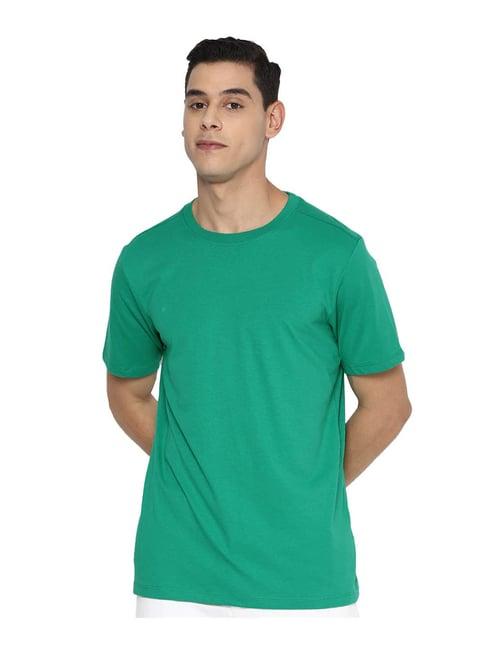 forever 21 green regular fit t-shirt