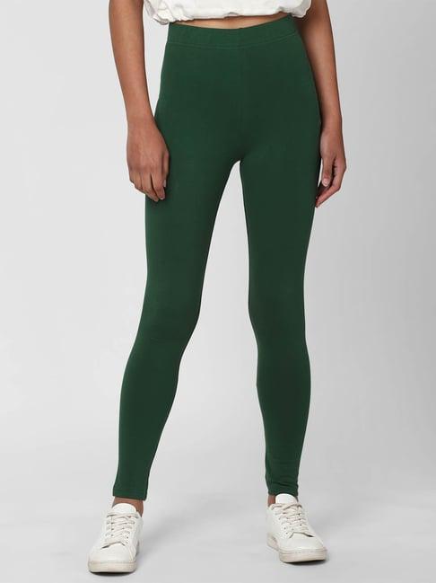 forever 21 green skinny fit leggings