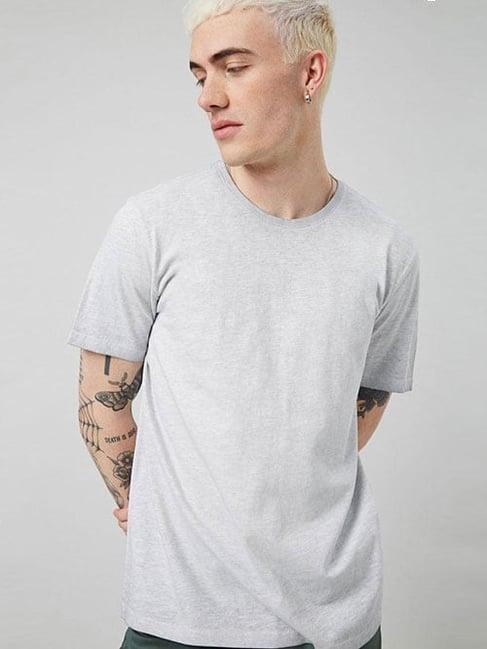 forever 21 grey textured t-shirt