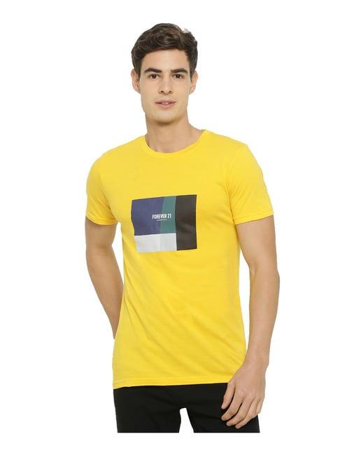 forever 21 lemon zest printed t-shirt