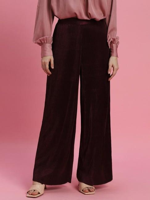 forever 21 maroon striped pants