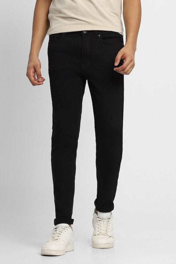 forever 21 men black slim fit jeans