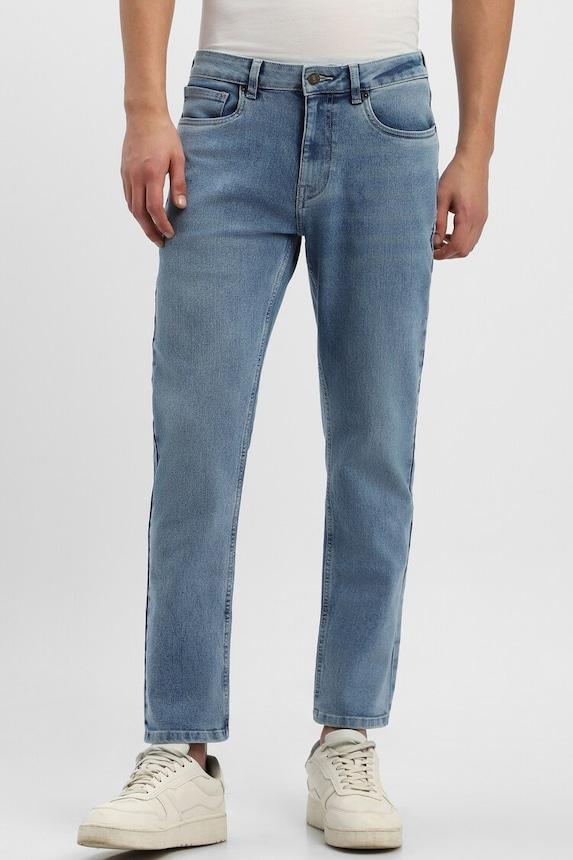 forever 21 men blue slim fit jeans