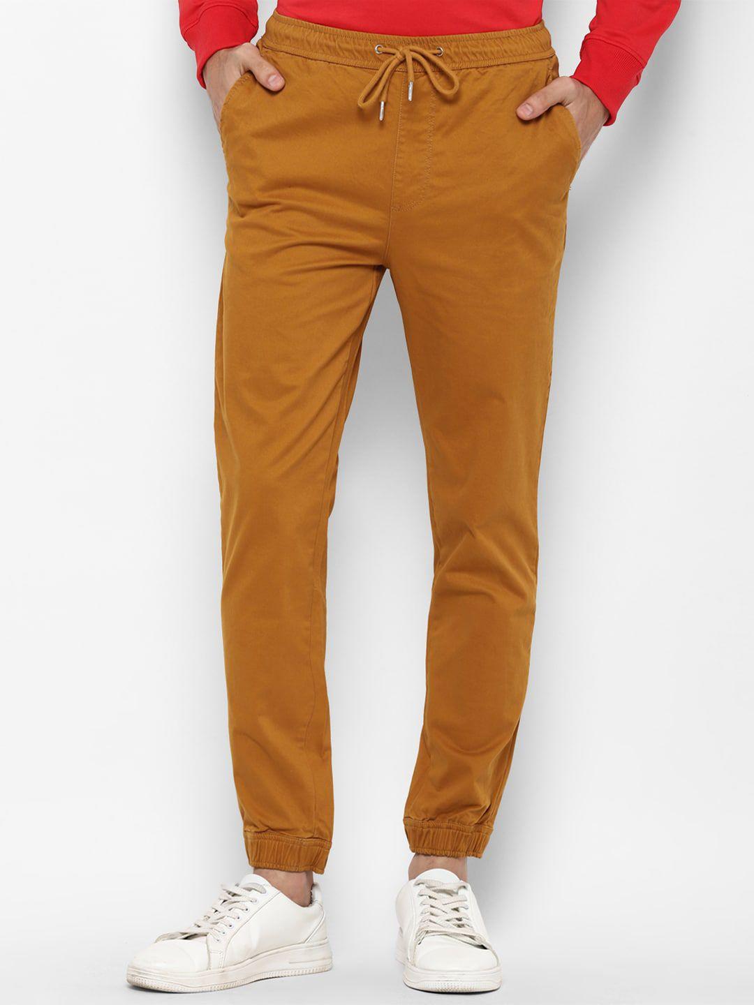 forever 21 men brown joggers