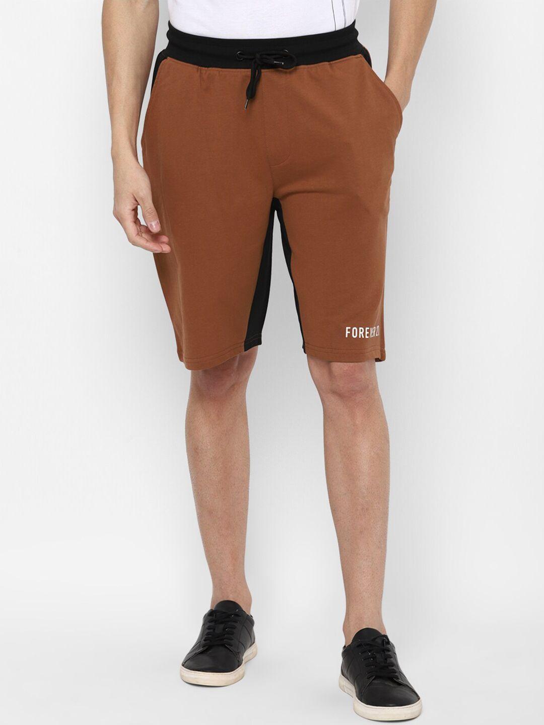 forever 21 men brown shorts