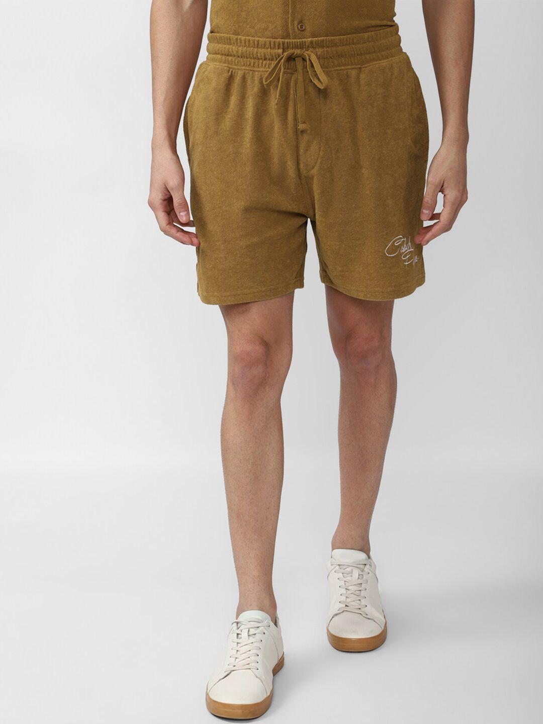 forever 21 men brown shorts