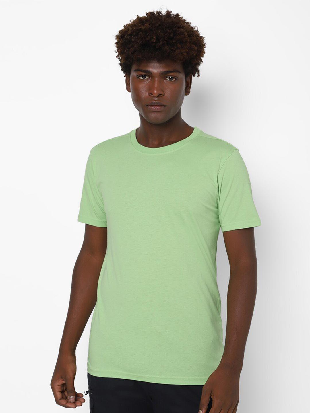 forever 21 men green t-shirt