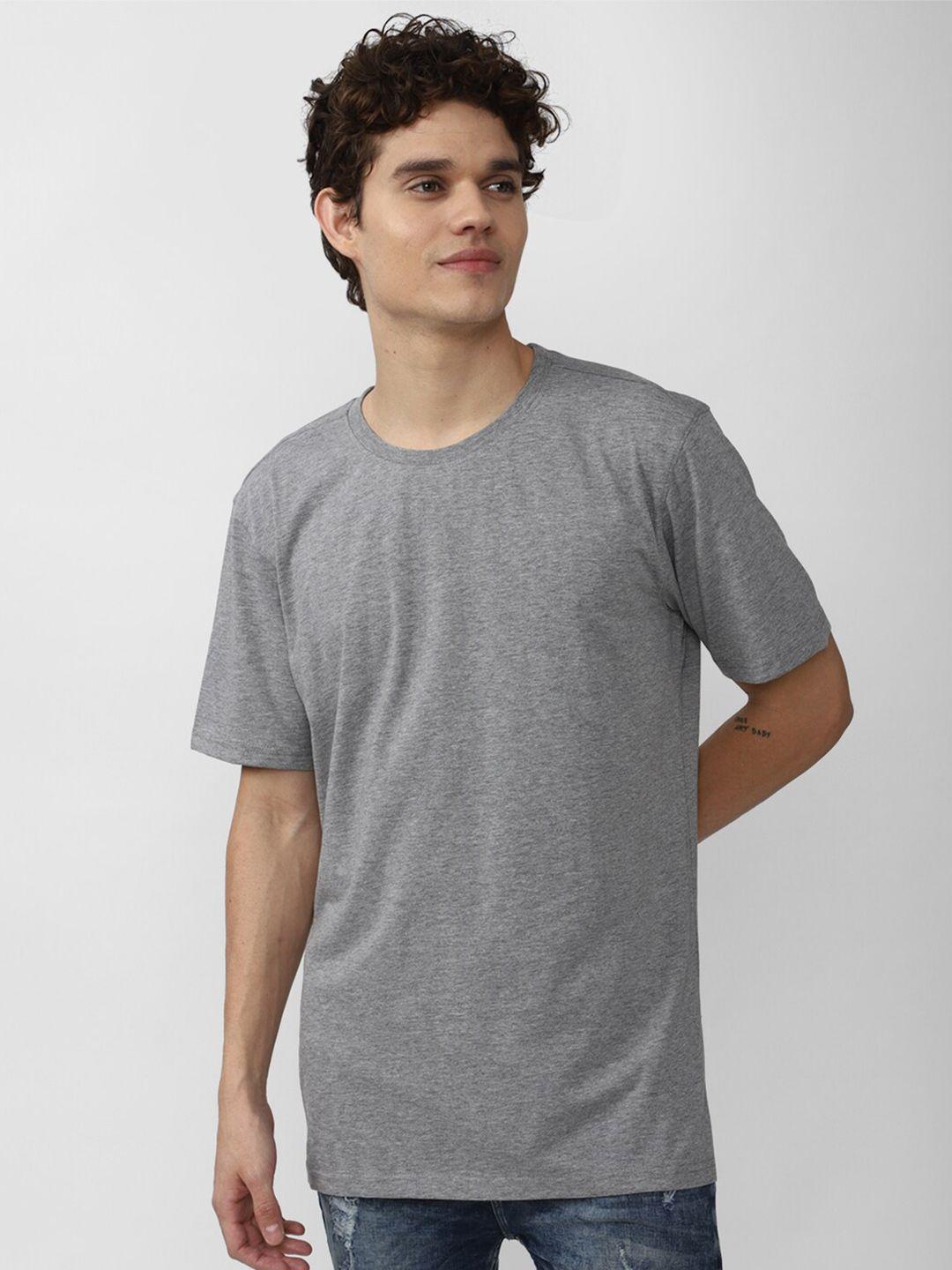 forever 21 men grey & dapple gray t-shirt