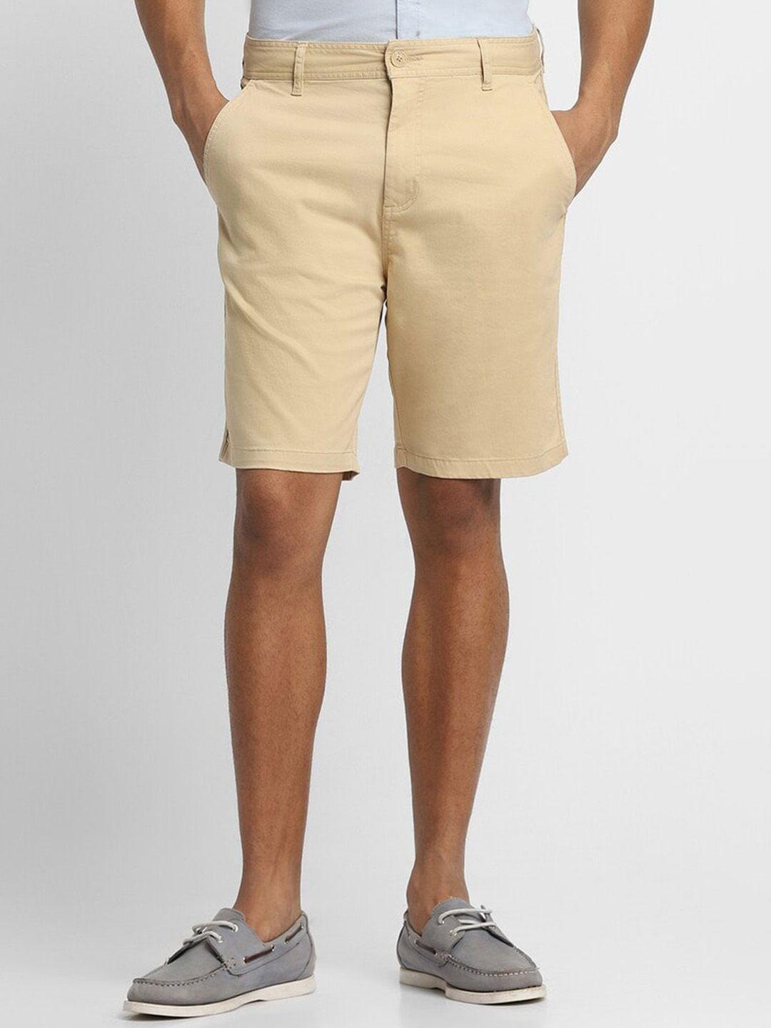 forever 21 men mid-rise cotton chinos shorts