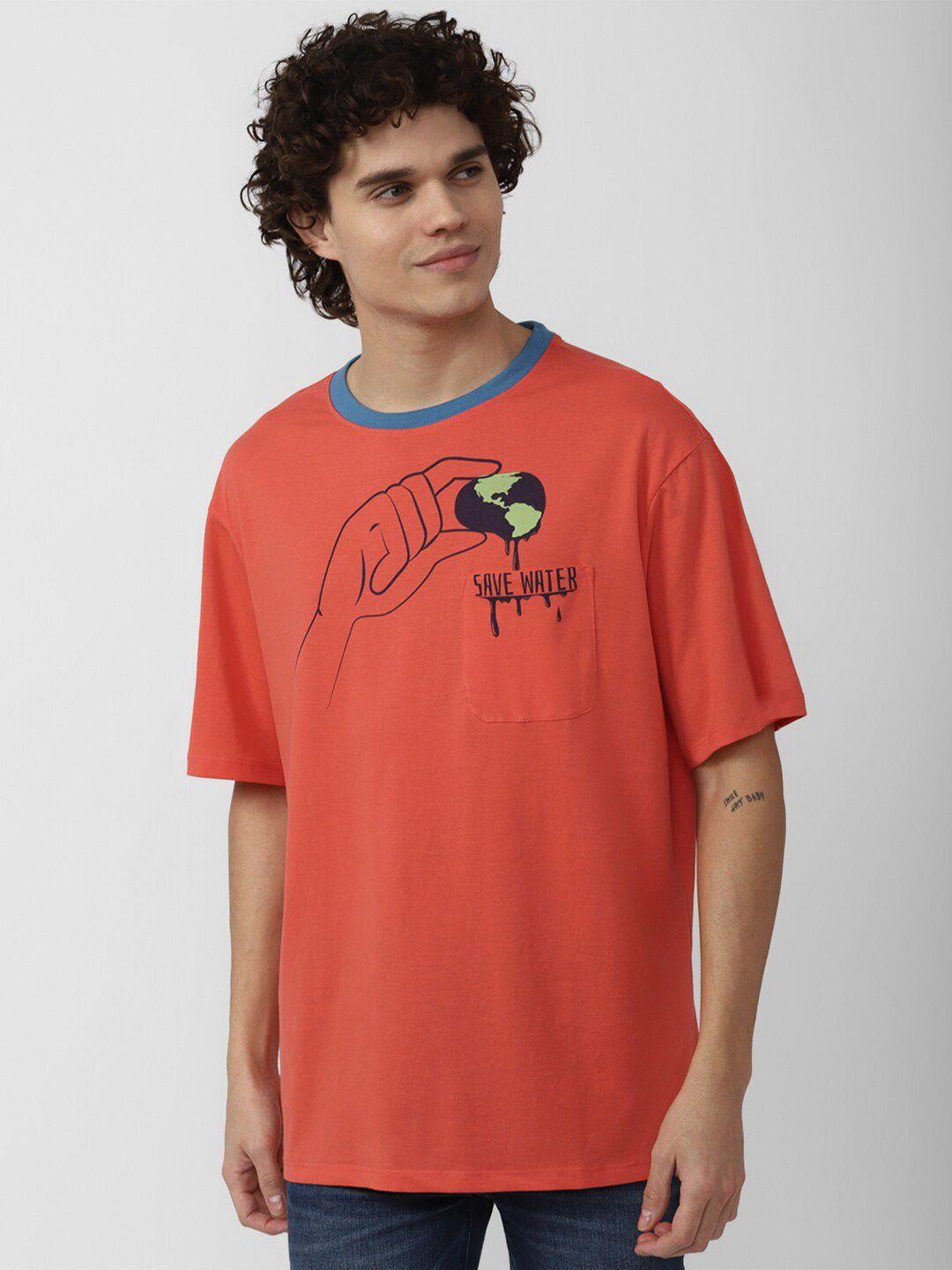 forever 21 men printed t-shirt