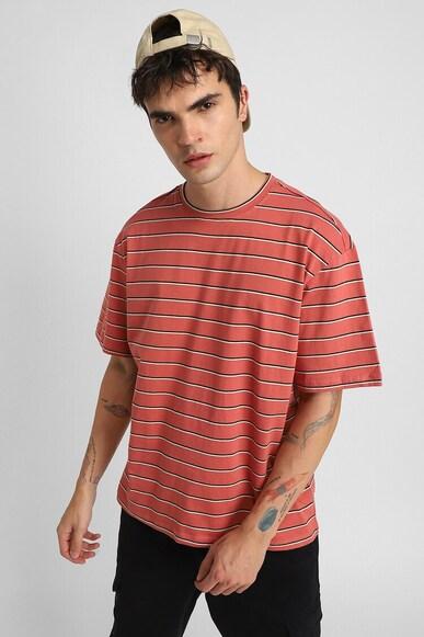 forever 21 men red graphic,t-shirt