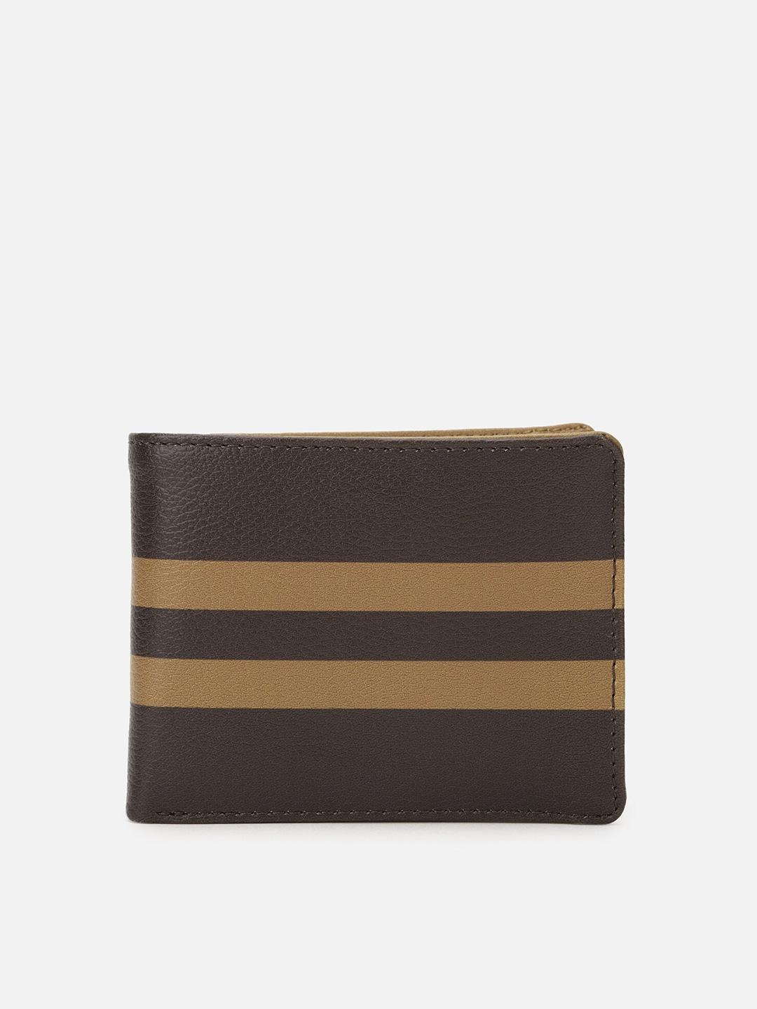 forever 21 men striped pu two fold wallet