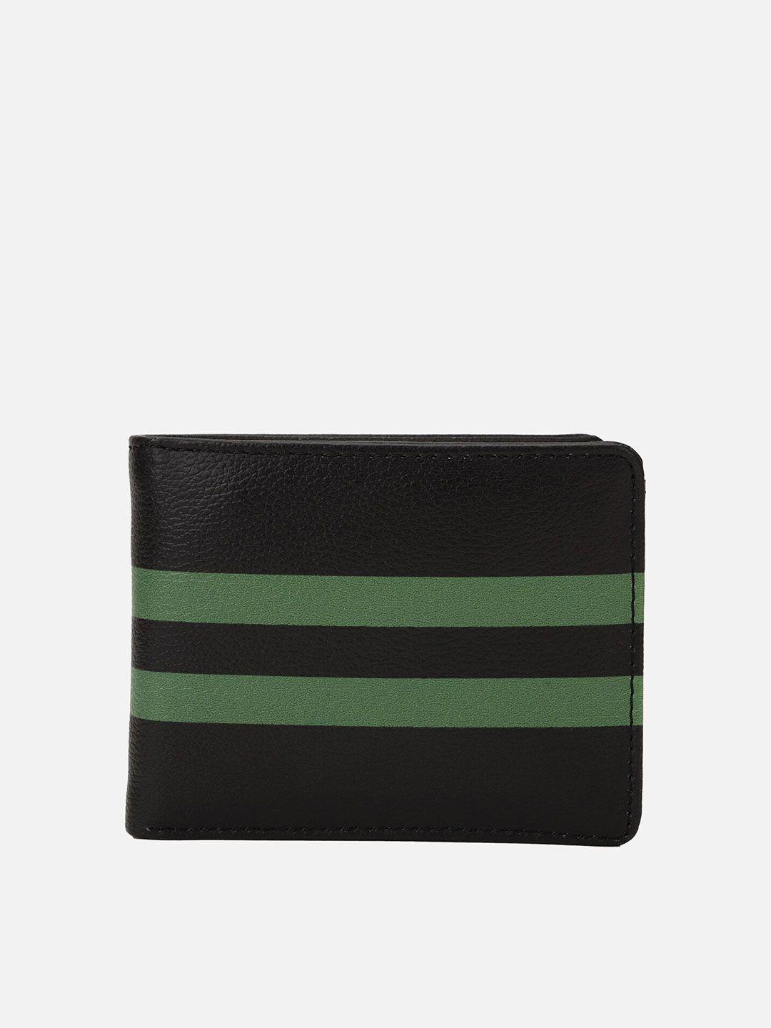 forever 21 men striped pu two fold wallet