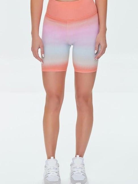 forever 21 multicolor sports shorts