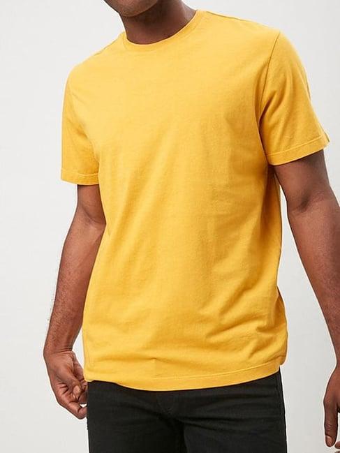 forever 21 mustard regular fit t-shirt