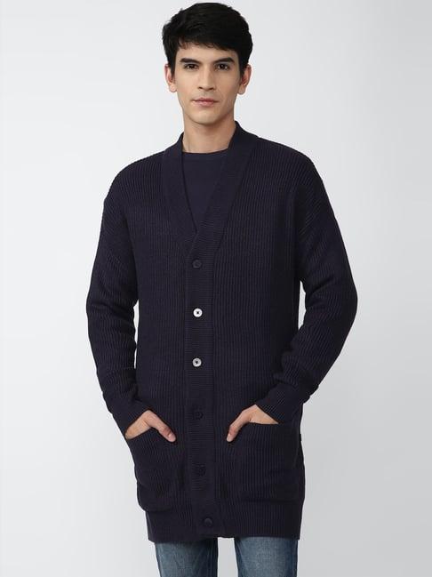 forever 21 navy regular fit cardigan