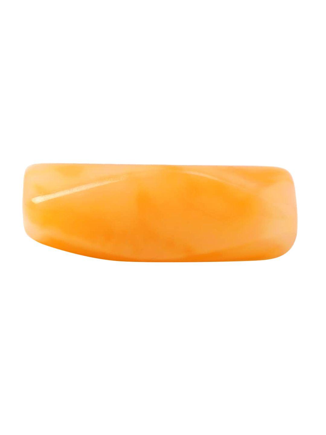 forever 21 orange solid resin finger ring