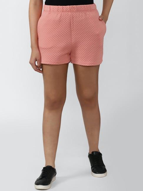 forever 21 peach regular fit shorts