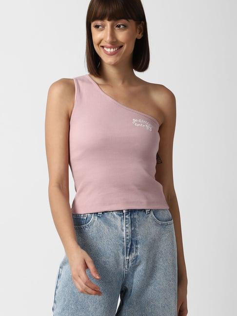 forever 21 pink cotton crop top