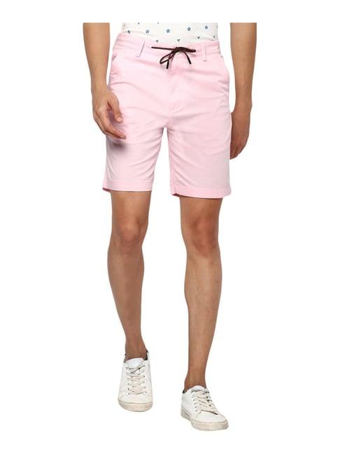 forever 21 pink cotton regular fit shorts