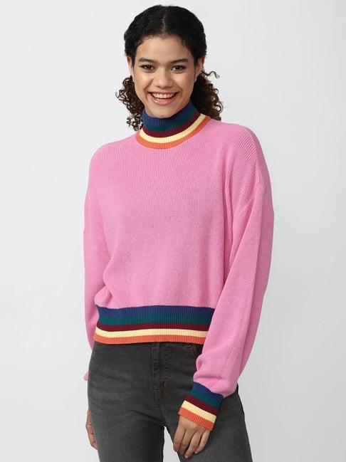 forever 21 pink cotton sweater