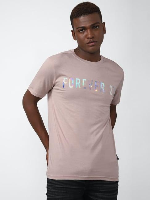 forever 21 pink graphic print t-shirt