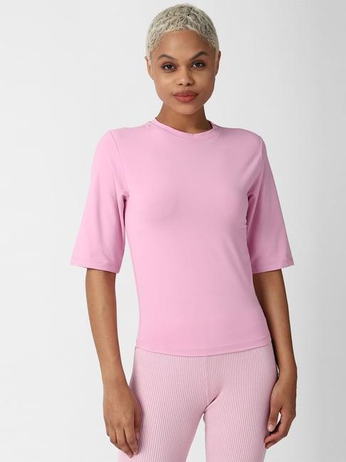 forever 21 pink regular fit top