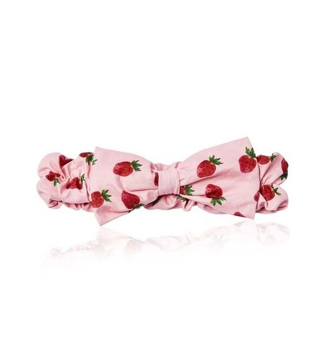 forever 21 pink strawberry print headwrap