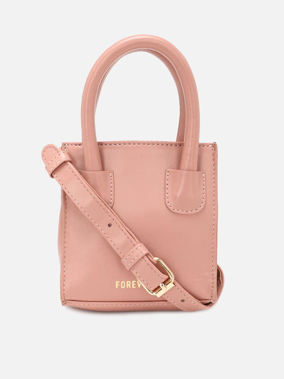 forever 21 pu structured handheld bag