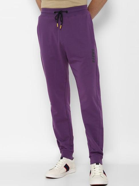 forever 21 purple  regular fit joggers